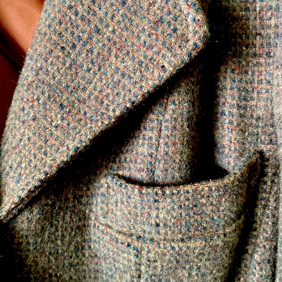 Amazing Vintage 40’s Era purple pea coat - Picture 3 of 7